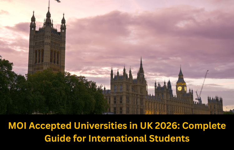 MOI Accepted Universitiesin UK
