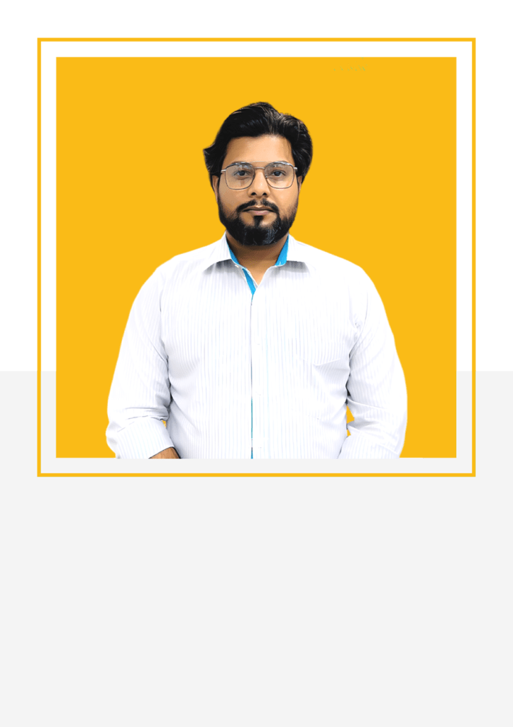 Professional portrait of Ahmad Raza, HR & Admin Executive at UNIMENTOR Study Abroad Consultants.