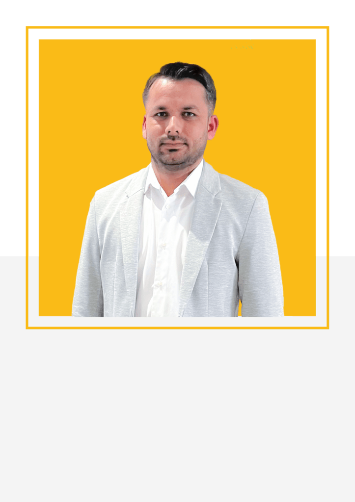 Professional portrait of Shujhat Elahi, Director Admissions at the Jhelum Branch of UNIMENTOR Study Abroad Consultants.