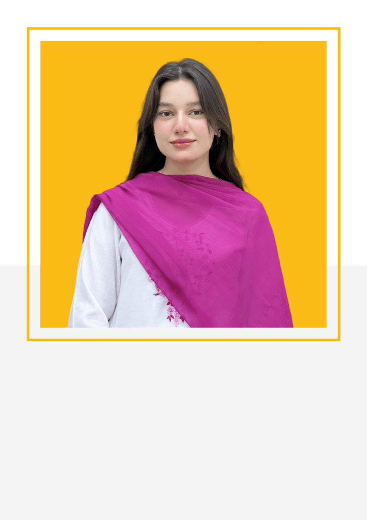 Professional portrait of Humaira Malik, Student Counsellor at the Jhelum Branch of UNIMENTOR Study Abroad Consultants.