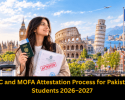 HEC and MOFA attestation Process